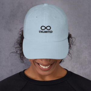 HB (Sideways 8 Unlimited White) Baseball Hat